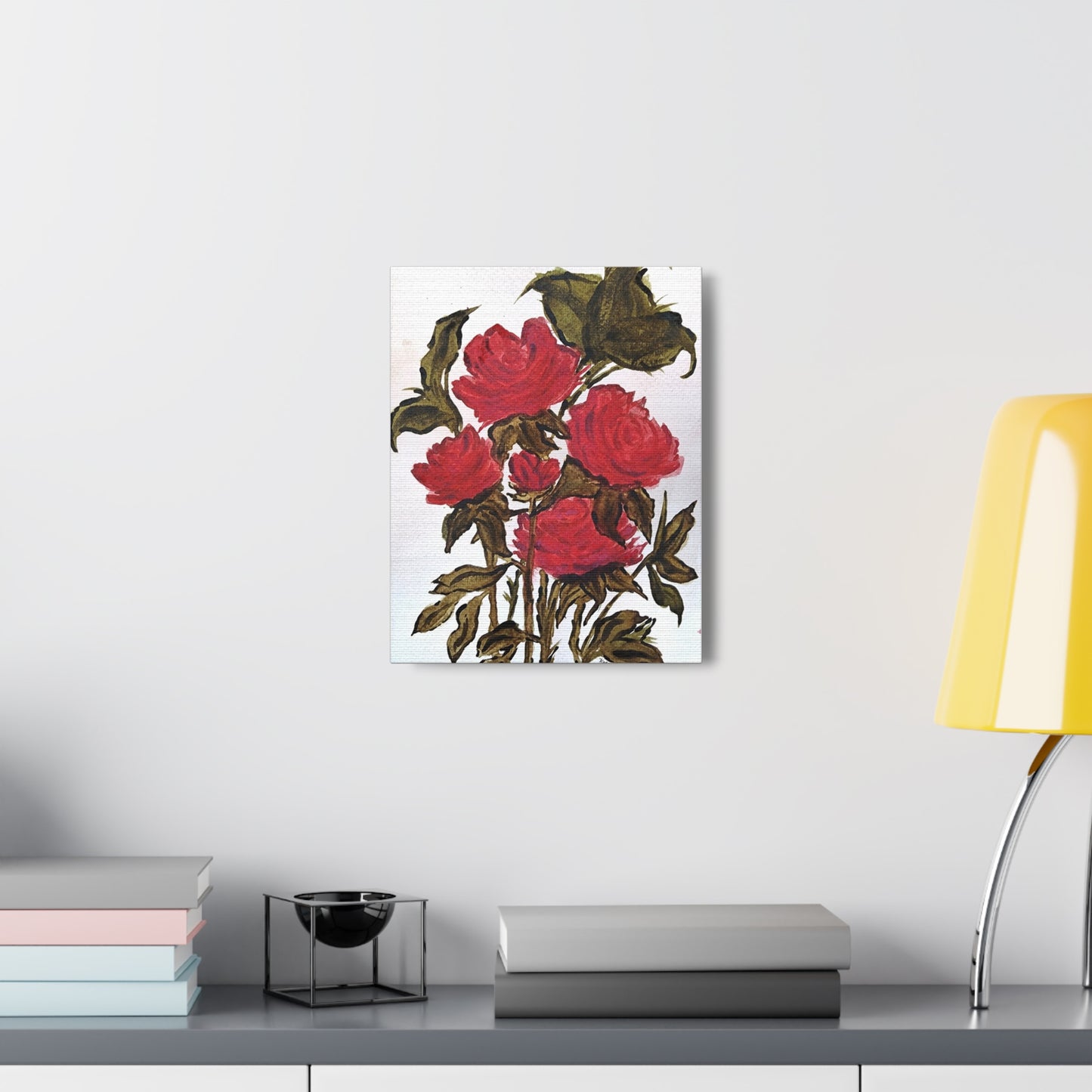 Classic Roses, on canvas